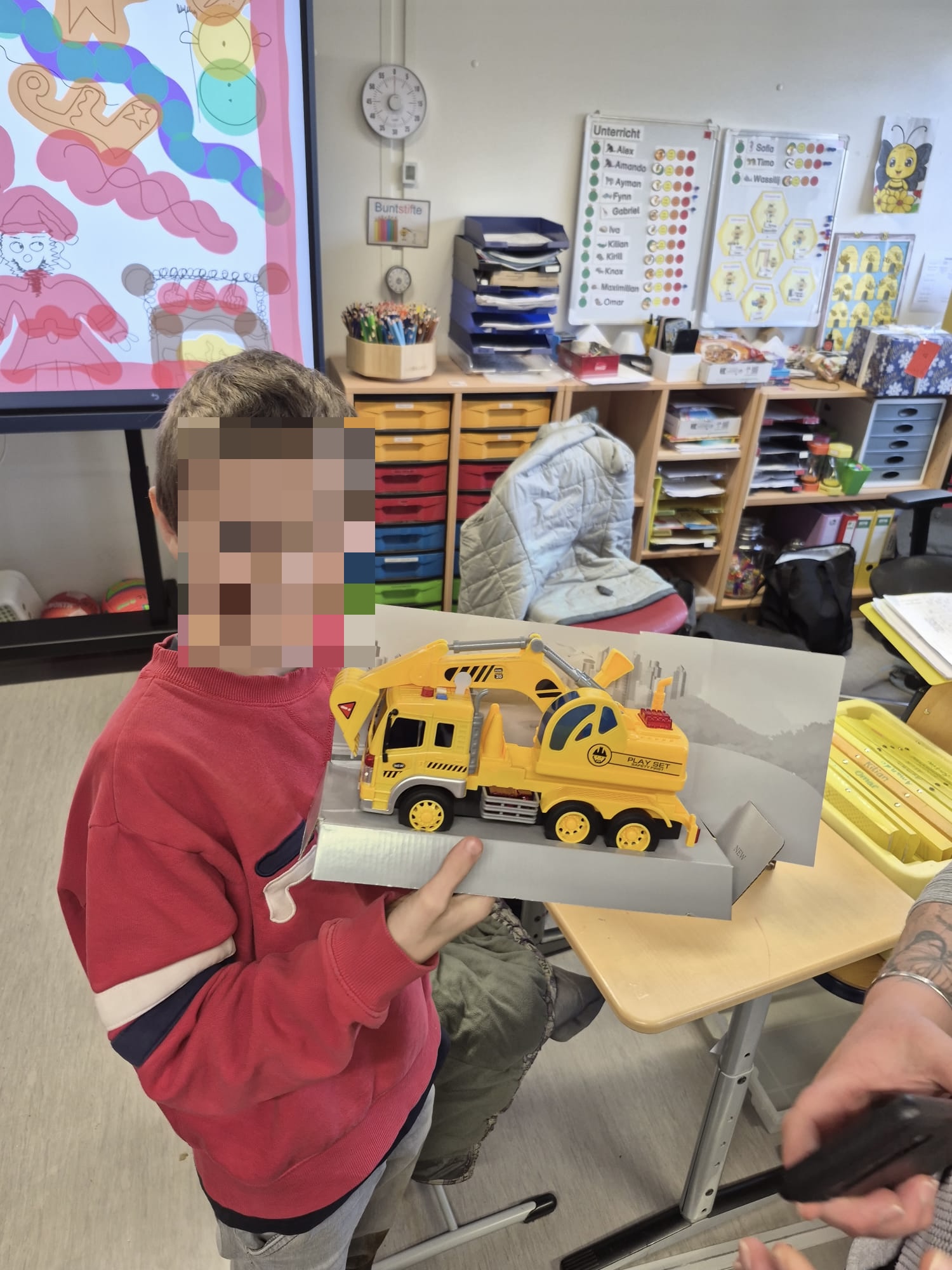 Weihnachtsbaumaktion der Firma West