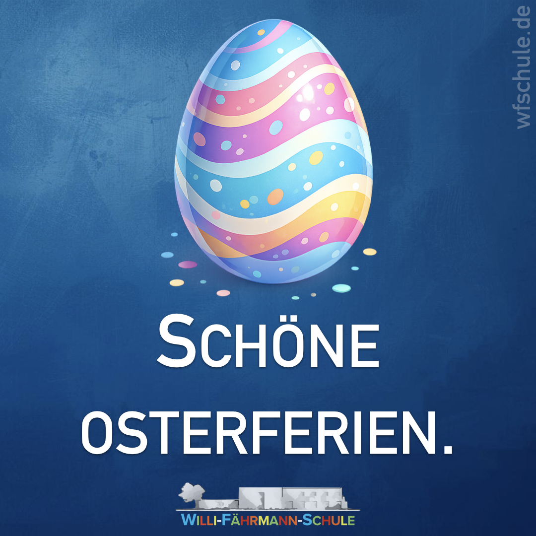 Schöne Osterferien.