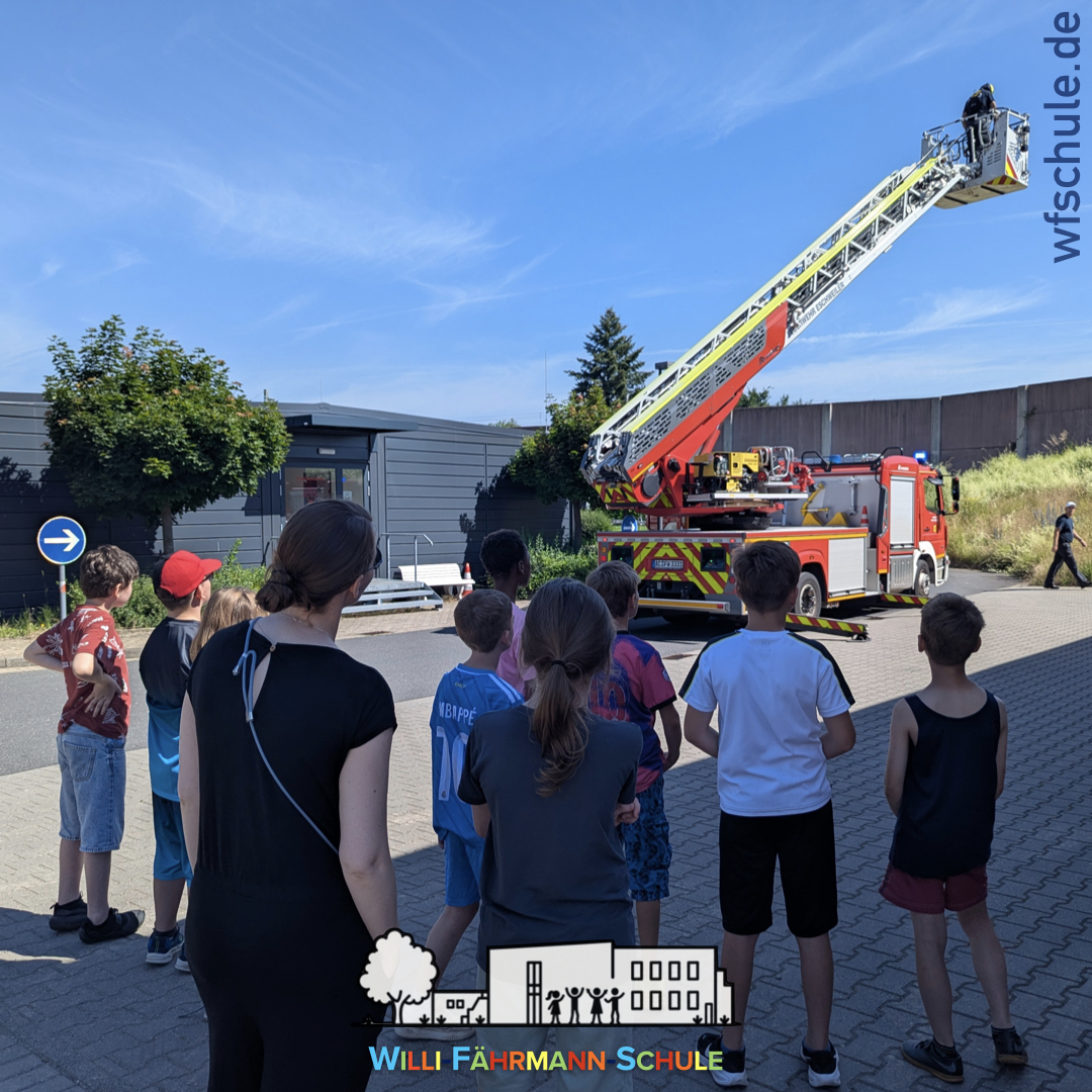 Ausflug der U2 und U4 zur Feuerwehr Eschweiler