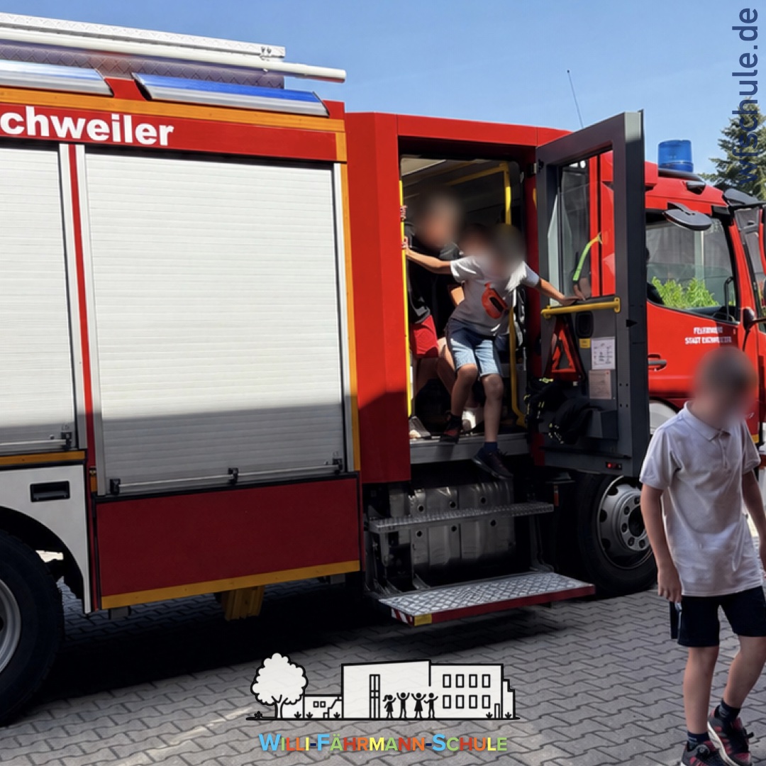 Besuch bei der Feuerwehr!