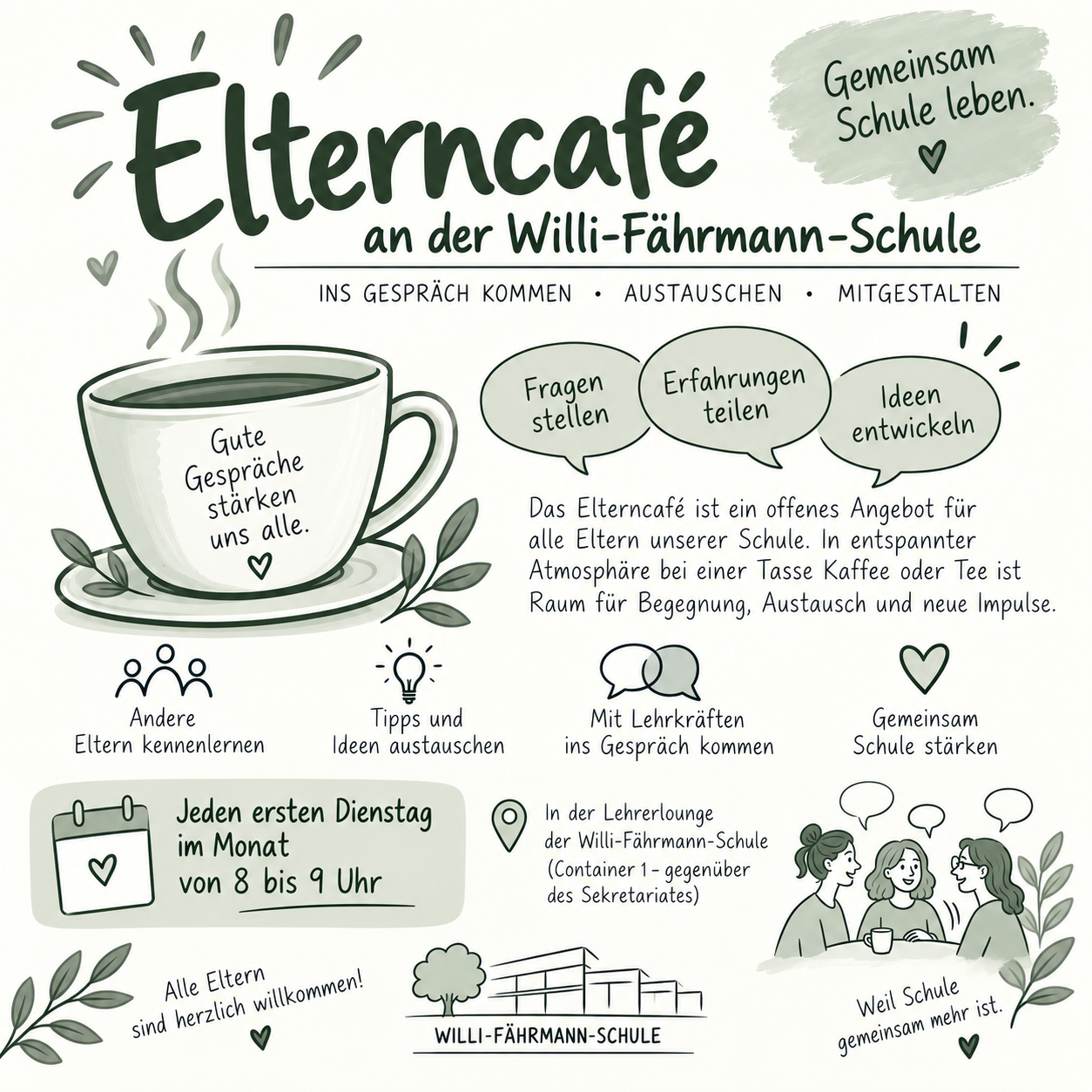 Neu: Unser Elterncafé